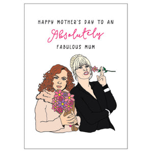 Ab Fab Mother's Day Card