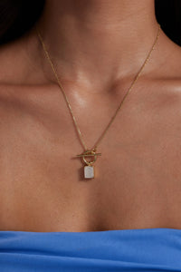 Alchemy Moonstone Gold Necklace - ToniMay