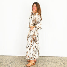 Load image into Gallery viewer, &quot;Alexandria&quot; Dress in Snow Leopard Print