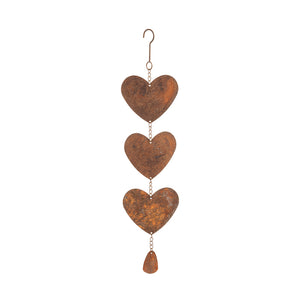 Chain of Hearts - Hanging Garden Ornament