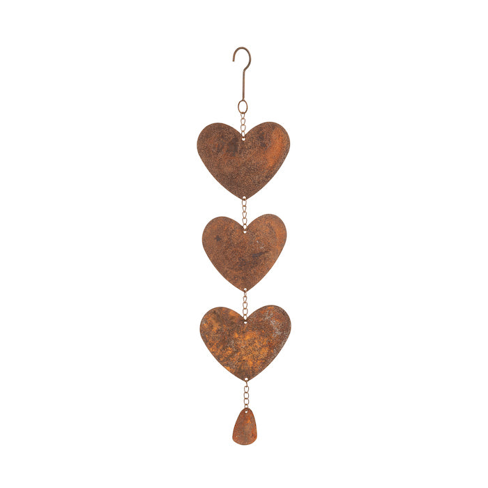 Chain of Hearts - Hanging Garden Ornament