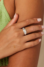 Load image into Gallery viewer, Alina Opal Silver Band Ring - ToniMay