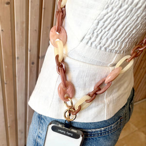 Mixed Sorbet Amalfi Cross Body Phone Strap