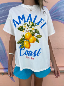 'Amalfi Coast' Blue T-Shirt & Short Set - By Frankie