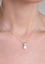 Load image into Gallery viewer, Amie Moonstone Silver Necklace - ToniMay