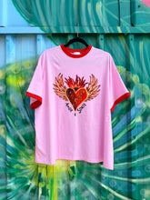 Load image into Gallery viewer, Pink 'Love and Luck' T-Shirt - By Frankie