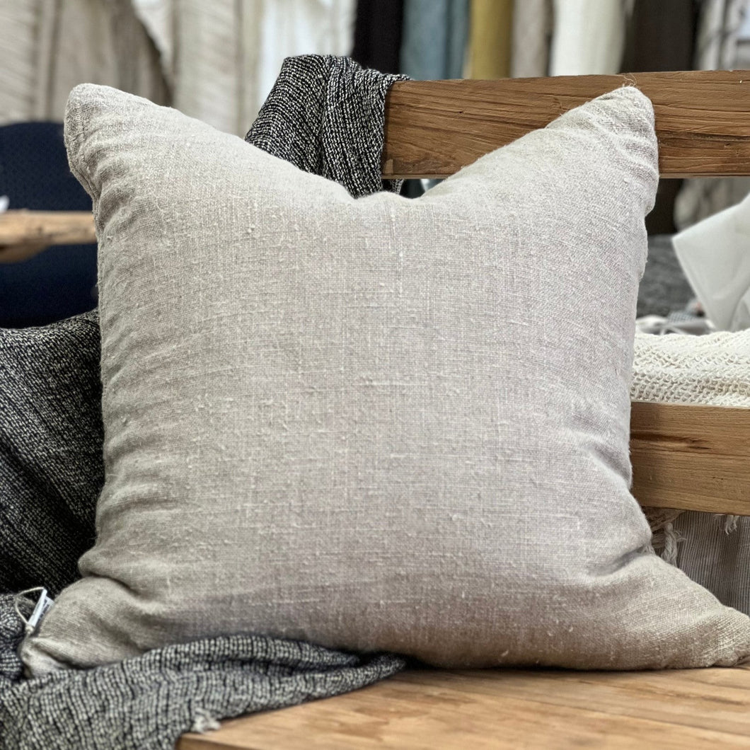 Angaston Linen Cushion - Natural
