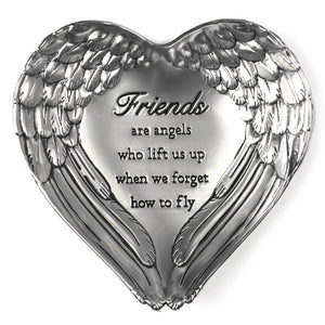 'Friends are Angels...' Angel Wing Dish