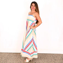 Load image into Gallery viewer, &quot;Lara&quot; Dress in Positano Beach Club Print - Palm Cove