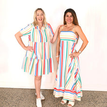 Load image into Gallery viewer, &quot;Lara&quot; Dress in Positano Beach Club Print - Palm Cove