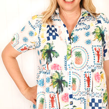 Load image into Gallery viewer, &quot;Ellie&quot; Tiered Dress in Sanctuary Cove Print - Palm Cove