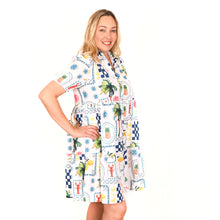 Load image into Gallery viewer, &quot;Ellie&quot; Tiered Dress in Sanctuary Cove Print - Palm Cove