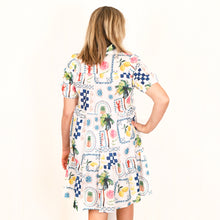 Load image into Gallery viewer, &quot;Ellie&quot; Tiered Dress in Sanctuary Cove Print - Palm Cove