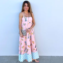 Load image into Gallery viewer, &quot;Lara&quot; Dress in Pink Pineapple Print - Palm Cove