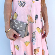 Load image into Gallery viewer, &quot;Lara&quot; Dress in Pink Pineapple Print - Palm Cove