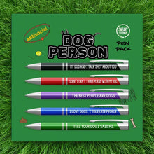 Load image into Gallery viewer, 'Anti Social Dog Person' Pen Pack