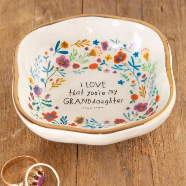 'I Love that You're My Granddaughter' Trinket Bowl