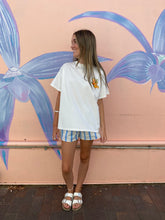 Load image into Gallery viewer, &#39;Aperol Spritz&#39; T-Shirt &amp; Blue Stripe Short Set - By Frankie