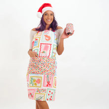 Load image into Gallery viewer, Christmas Holiday Linen Apron