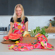 Load image into Gallery viewer, Tropicana Linen Apron