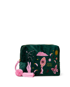 Aquarius Astrology Cosmetic Case