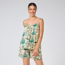 Load image into Gallery viewer, Palm Print Cami Top &amp; Shorts Pyjama Set