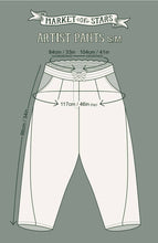 Load image into Gallery viewer, &#39;Stay Gold&#39; Linen Cropped Artist Pants - Market of Stars