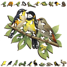 Load image into Gallery viewer, Australian Songbirds Wooden Puzzle
