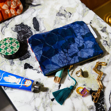 Load image into Gallery viewer, Lapis Bernanda Velvet Pouch - Sage x Clare