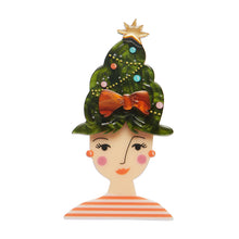 Load image into Gallery viewer, Fresh Festive Do Brooch - Erstwilder Merry Kitschmas