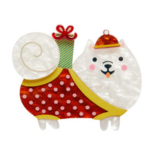 Load image into Gallery viewer, Santa Paws Brooch - Erstwilder Merry Kitschmas