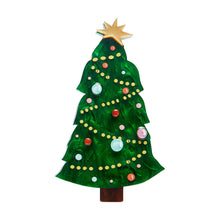 Load image into Gallery viewer, Topped With Tinsel Brooch - Erstwilder Merry Kitschmas