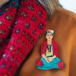 The One Frida Brooch - Erstwilder x Frida Kahlo
