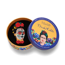 Load image into Gallery viewer, Frida Calavera Brooch - Erstwilder x Frida Kahlo