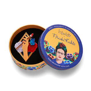 By Frida's Hand Brooch - Erstwilder x Frida Kahlo