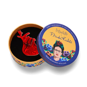 Memory (The Heart) Brooch - Erstwilder x Frida Kahlo