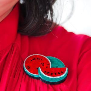Viva la Vida Watermelons Brooch - Erstwilder x Frida Kahlo