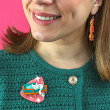 Load image into Gallery viewer, Susan the Sleeping Kitty Brooch - Erstwilder x Atomic Abode