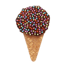 Load image into Gallery viewer, Sprinkles Ice Cream Cake Cone Brooch - Erstwilder x Katherine Sabbath