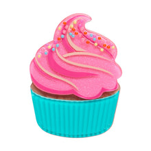 Load image into Gallery viewer, Iced Cupcake Brooch - Erstwilder x Katherine Sabbath