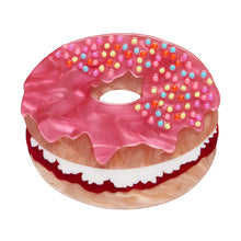 Load image into Gallery viewer, Donut Cake Brooch - Erstwilder x Katherine Sabbath