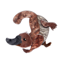 Load image into Gallery viewer, Puddles the Platypus Brooch - Erstwilder Australiana