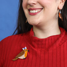 Load image into Gallery viewer, Rosie the Robin Brooch - Erstwilder London Calling