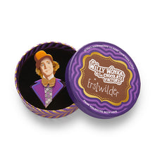 Load image into Gallery viewer, Mr Wonka Brooch - Erstwilder x Willy Wonka &amp; The Chocolate Factory