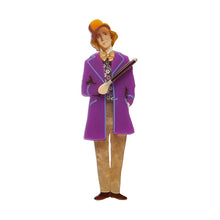 Load image into Gallery viewer, The Candy Man Brooch - Erstwilder x Willy Wonka &amp; The Chocolate Factory