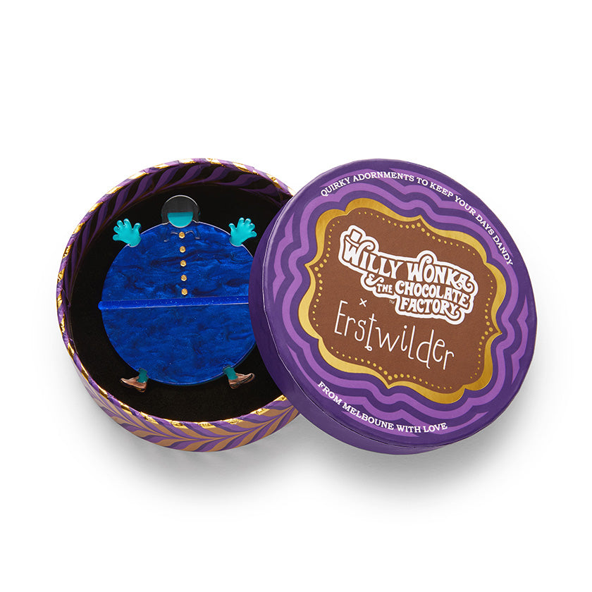 Violet Beauregarde Brooch - Erstwilder x Willy Wonka & The Chocolate Factory