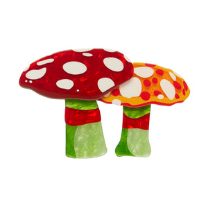 Candy Mushrooms Brooch - Erstwilder x Willy Wonka & The Chocolate Factory