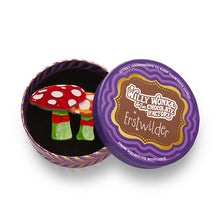 Load image into Gallery viewer, Candy Mushrooms Brooch - Erstwilder x Willy Wonka &amp; The Chocolate Factory