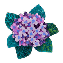 Load image into Gallery viewer, Heavenly Hydrangea Brooch - Erstwilder x Jocelyn Proust