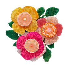 Load image into Gallery viewer, Pretty Poppies Brooch - Erstwilder x Jocelyn Proust